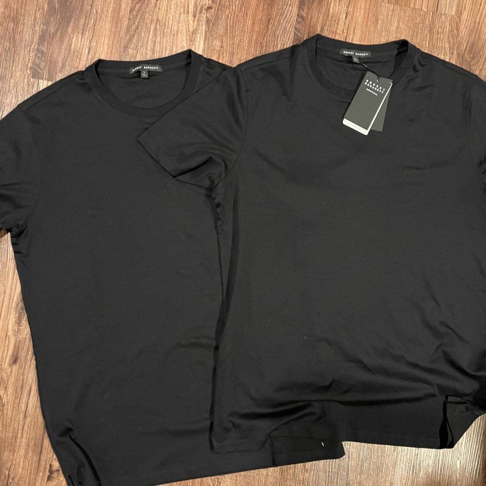 Robert Barakett (2) Men's Black Pima Cotton T-Shirt